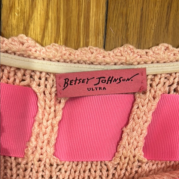 Vintage Betsey Johnson Pink Knit Dress - Picture 3 of 9
